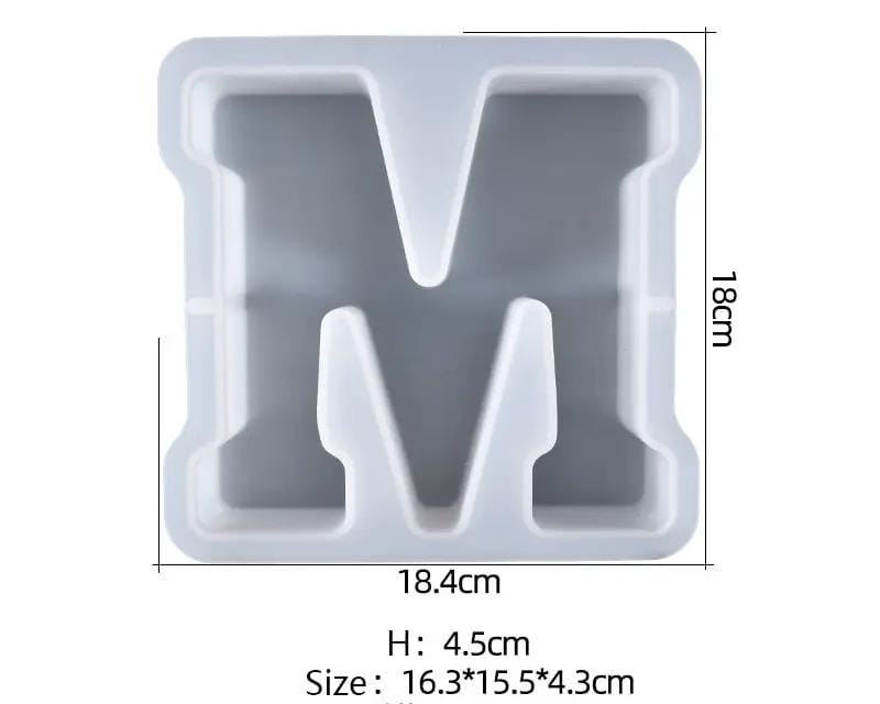 Resin Art NZ Moulds Alphabet Letter Moulds - Individual - Super Large Alphabet Letter Moulds - Individual - Super Large | NZ