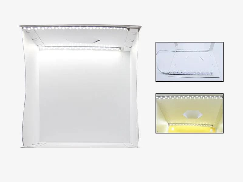 20cm PVC Foldable Photography STUDIO LED Light Tent, Small – view 4