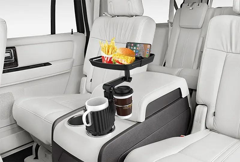salelink.co.nz Unbranded Car Cup Holder Tray Food Table Car Cup Holder Tray Food Table | Action Outdoors NZ
