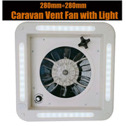 salelink.co.nz Unbranded Caravan Roof Vent Fan with Light Caravan Roof Vent Fan with Light | Action Outdoors NZ