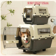 50CM Plastic Airline Travel Cage/Carrier/Crate – view 1