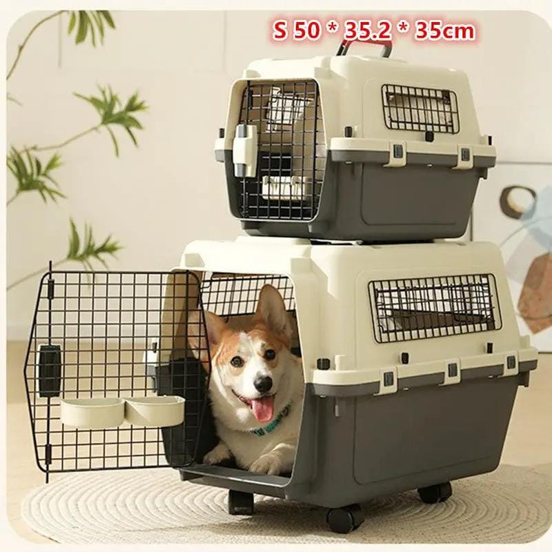 50CM Plastic Airline Travel Cage/Carrier/Crate – view 1