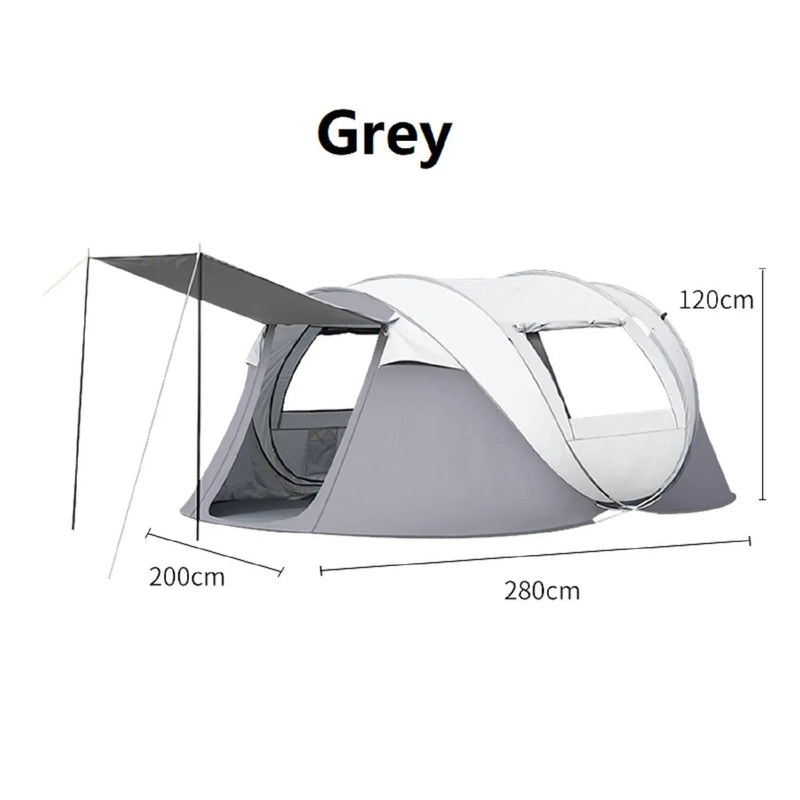ECOTREK Tent Portable Instant Pop-Up Boat-Shaped Tent SXBC7043 Portable Instant Pop-Up Boat-Shaped Tent SXBC7043