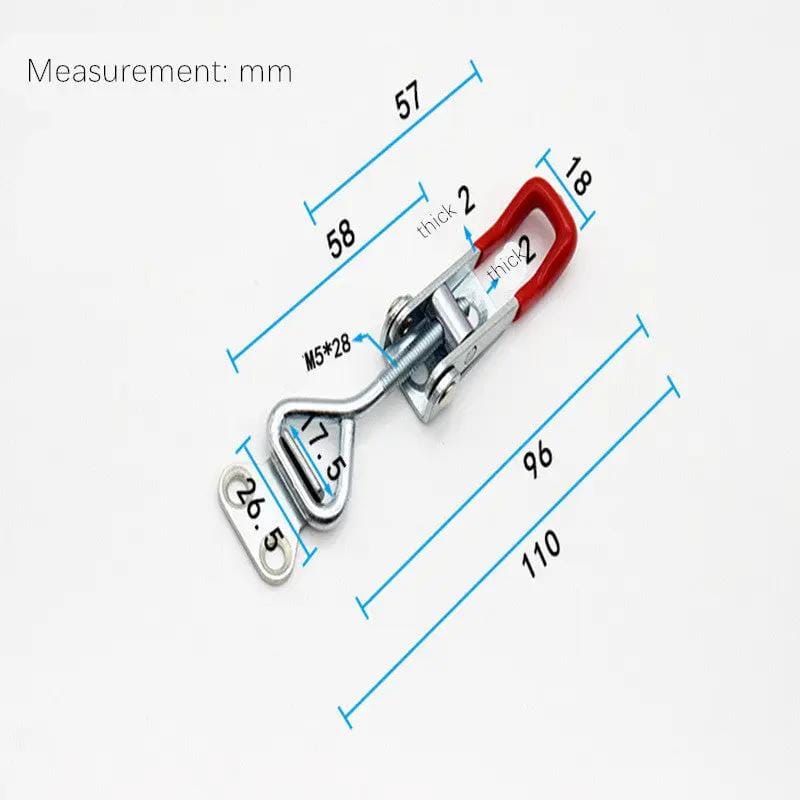 Over Centre Latch Small Trailer Toggle Overcentre Latch Fastener UTE 4WD – view 3