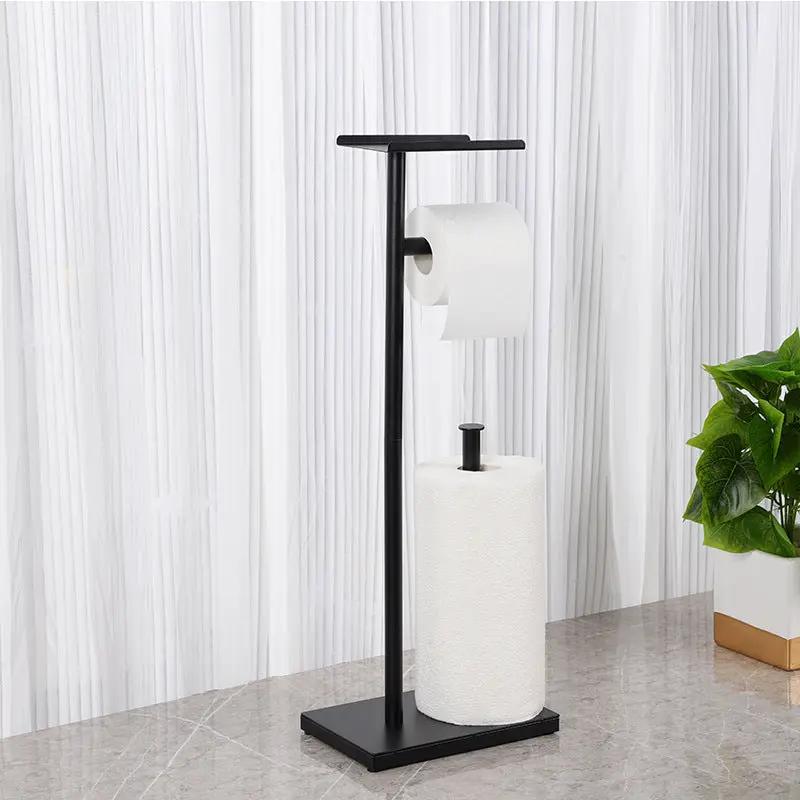 Free Standing Toilet Paper Roll Holder Stand – view 3