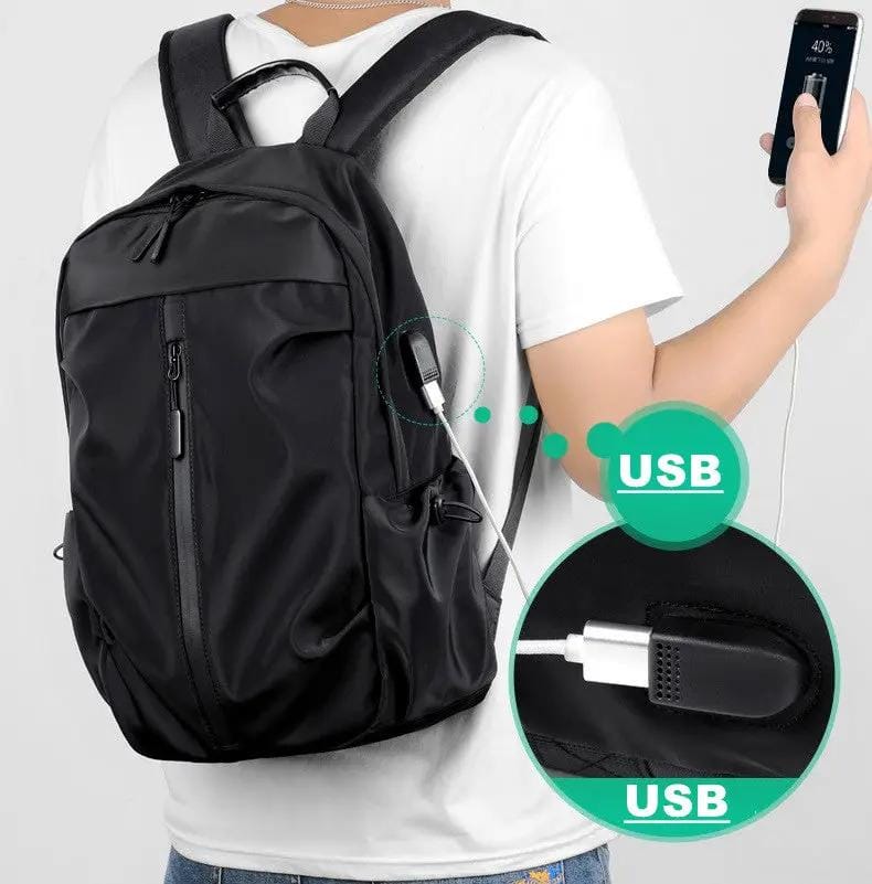 Travel Backpack Computer Bag USB Charging Water Resistant – view 1