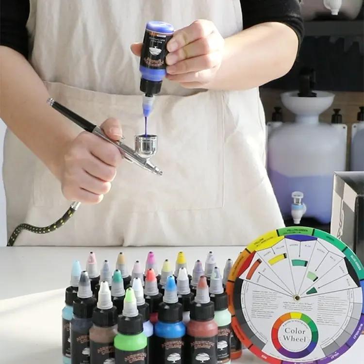 12 Colours 30ml Acrylic Airbrush Paint Set – view 4