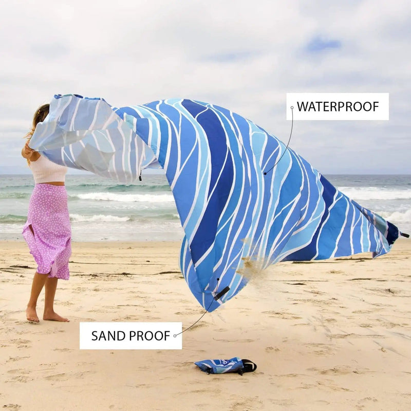 Waterproof Sandproof Beach Blanket 210x200cm – view 6