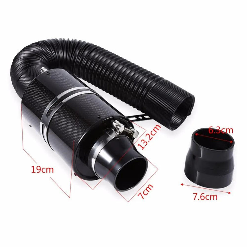 Universal Car Carbon Fibre Cold Air Filter – view 3