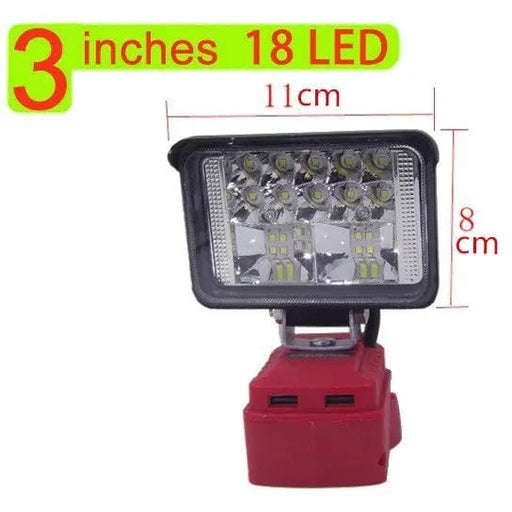 3 Inch LED Work Light for Milwaukee M18 Battery – view 2