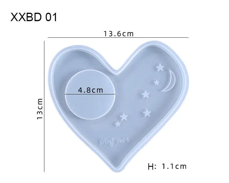 Resin Art NZ Moulds Candle Holder Coaster Moulds Candle Holder Coaster Moulds | NZ