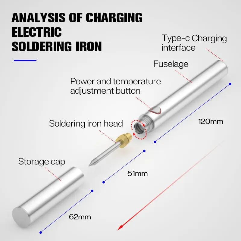 salelink.co.nz Unbranded USB Soldering Iron Pen USB Soldering Iron Pen | Action Outdoors NZ