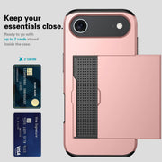 iPhone 17 Air Case - Card Holder Shockproof Rugged (PR9107) – view 4