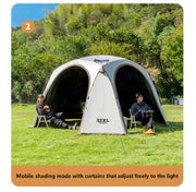 Automatic Dome Canopy & Tent – Includes 4 Side Walls and 1 Groundsheet SZXL9781 by ECOTREK