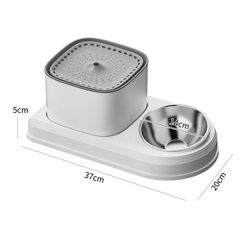 salelink.co.nz Unbranded Pet Water Fountain and Food Bowl Pet Water Fountain and Food Bowl | Action Outdoors NZ