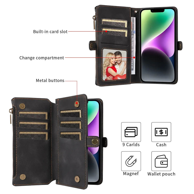 salelink.co.nz Unbranded iPhone 15 Pro Max Case Wallet iPhone 15 Pro Max Case Wallet | Action Outdoors NZ