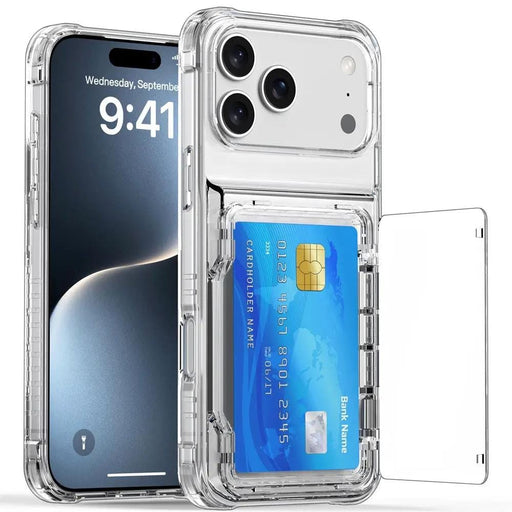 salelink.co.nz Unbranded iPhone 17 Pro Max Case Clear Card iPhone 17 Pro Max Case Clear Card | Action Outdoors NZ