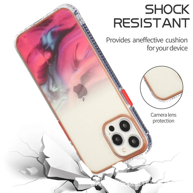 salelink.co.nz Unbranded iPhone 13 Pro Max Case Watercolour Clear iPhone 13 Pro Max Case Anti Slip - NZ