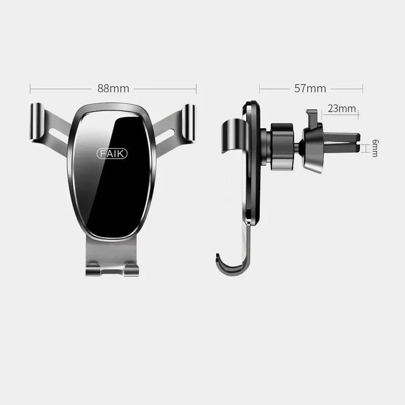 Universal Gravity Car Mount Holder Stand Air Vent Cradle For Mobile Phone – view 2