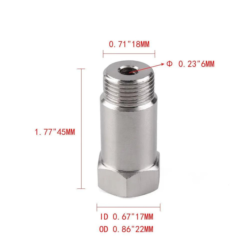 45mm o2 Oxygen Sensor Extension Extender Adapter Spacer m18x1.5 Cel Fix Bung – view 3