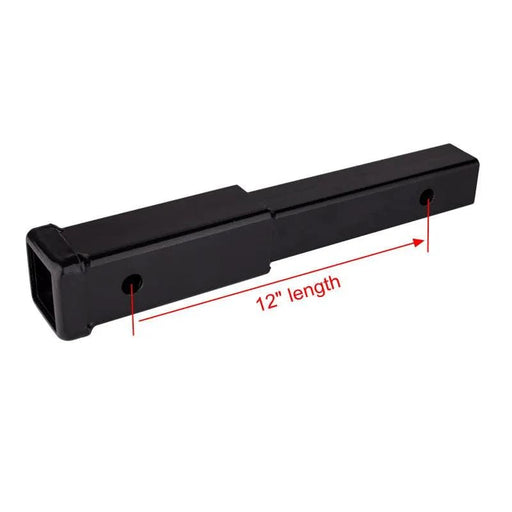 12" Inch Hitch Extender Extension Tow Bar Trailer 4WD Car 2" Receiver Heavy Duty – view 2