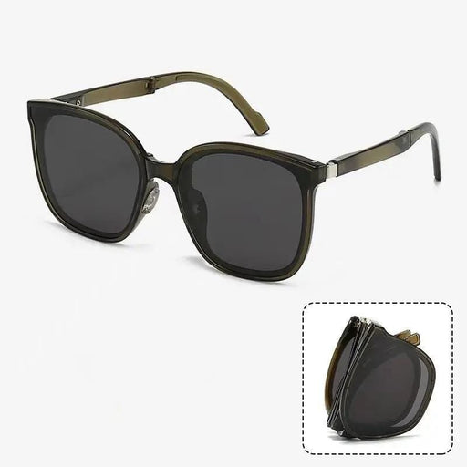 Ecotrek Polarised Folding Square Sunglasses – UV380 Lightweight Travel Shades LX17-21 by ECOTREK