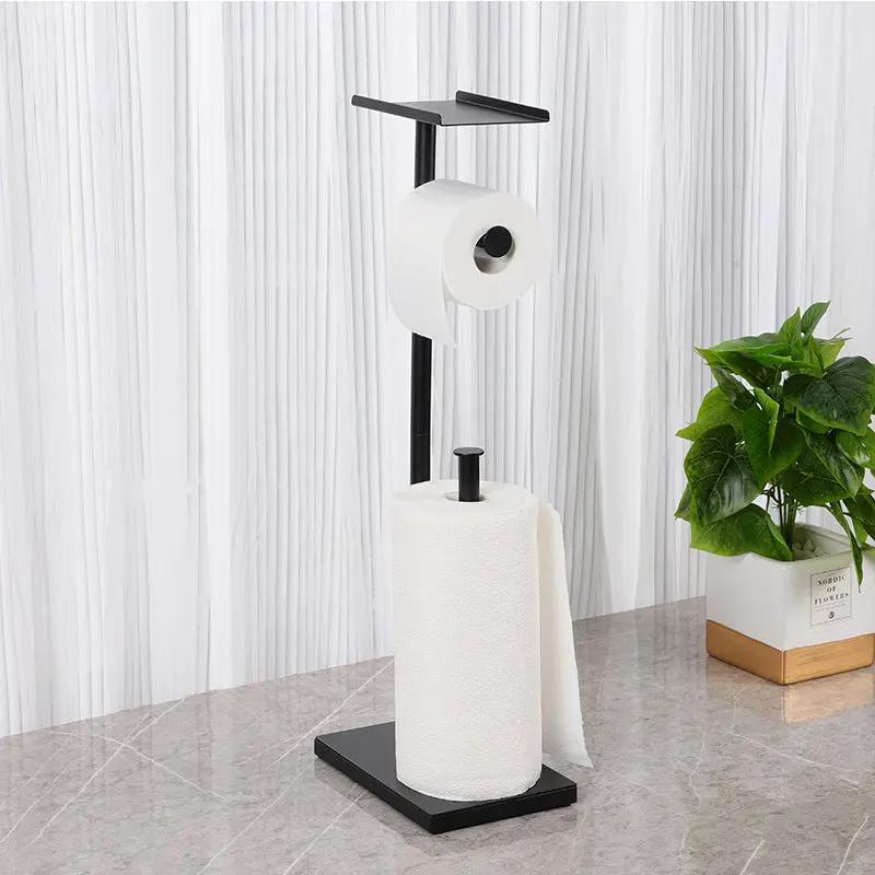 Free Standing Toilet Paper Roll Holder Stand – view 4