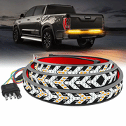 LED Tailgate Light Bar Strip 12V Flexible Switchback Red Amber Turn Signal Light – view 1