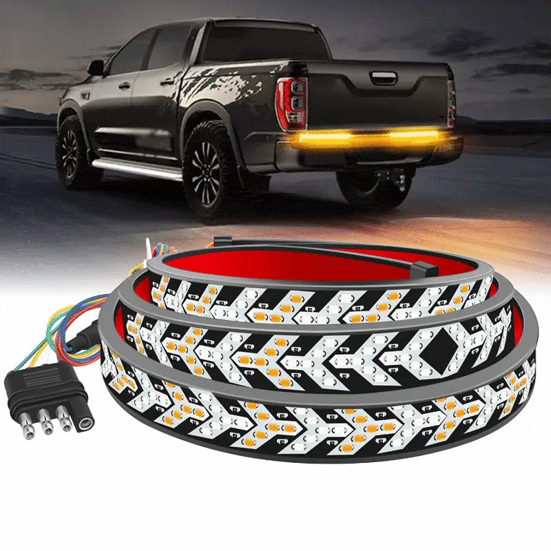 LED Tailgate Light Bar Strip 12V Flexible Switchback Red Amber Turn Signal Light – view 1