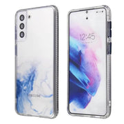 Samsung Galaxy S22 Plus Case Marble Pattern Translucent Blue – view 1
