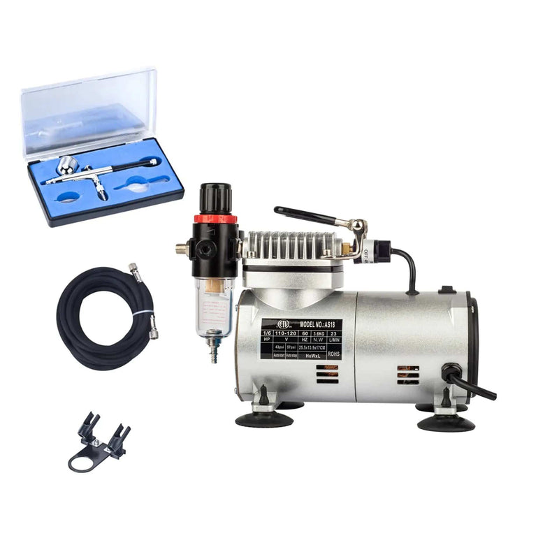 salelink.co.nz Unbranded Airbrush Compressor Kit Airbrush Compressor Kit | Action Outdoors NZ