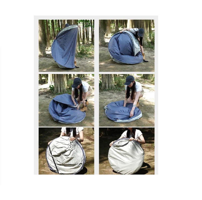 ECOTREK Tent Portable Instant Pop-Up Boat-Shaped Tent SXBC7043 Portable Instant Pop-Up Boat-Shaped Tent SXBC7043