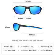 HD Polarized Lens Sunglasses Anti-Reflective Hydrophobic With Case – view 2
