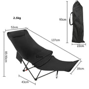 ECOTREK chair Adjustable Folding Chair with Footrest – 3 Recline Positions TMD7269 Adjustable Folding Chair with Footrest – 3 Recline Positions TMD7269