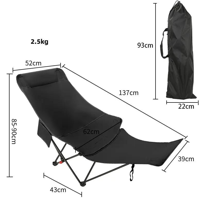 ECOTREK chair Adjustable Folding Chair with Footrest – 3 Recline Positions TMD7269 Adjustable Folding Chair with Footrest – 3 Recline Positions TMD7269