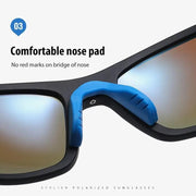 HD Polarized Lens Sunglasses Anti-Reflective Hydrophobic With Case – view 3
