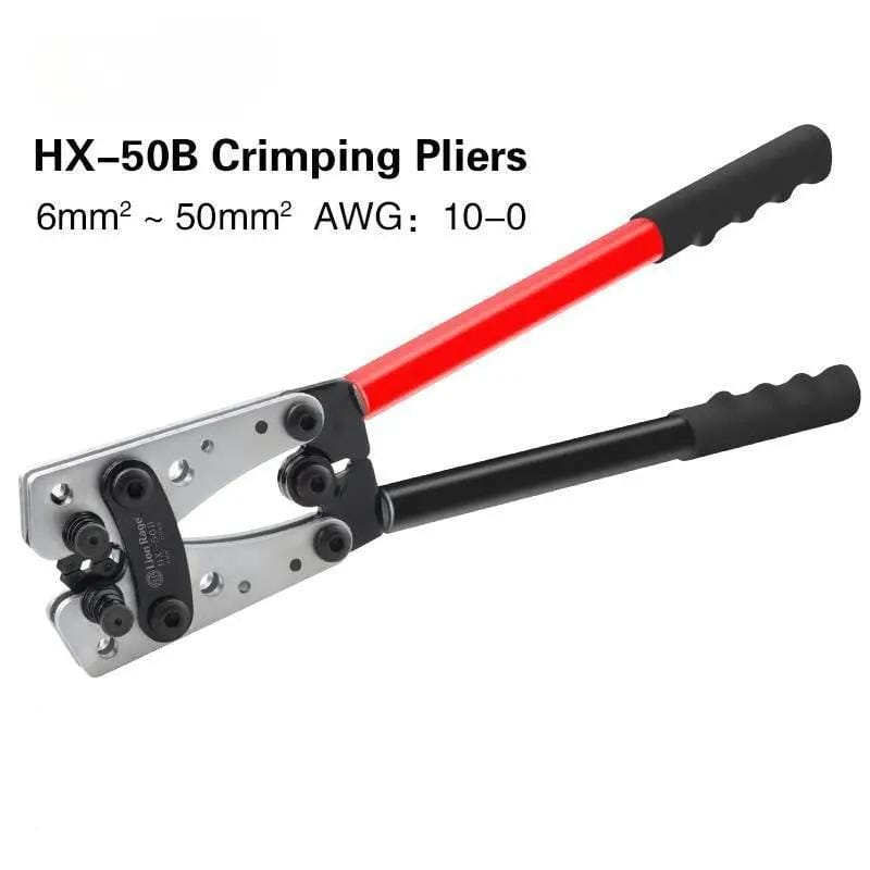 6 - 50 mm2 Anderson Plug Crimp Crimping Tool Battery Cable Lug Hex Crimper – view 2