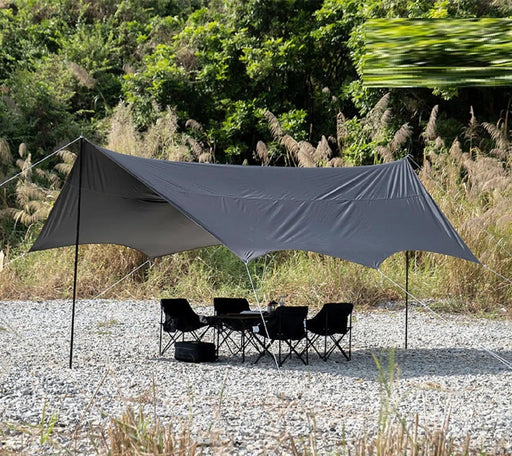 ECOTREK Canopy Camping Black-Glue Coating Canopy – Portable Beach & Outdoor Sun Shelter LCF10113 Camping Black-Glue Coating Canopy – Portable Beach & Outdoor Sun Shelter LCF10113