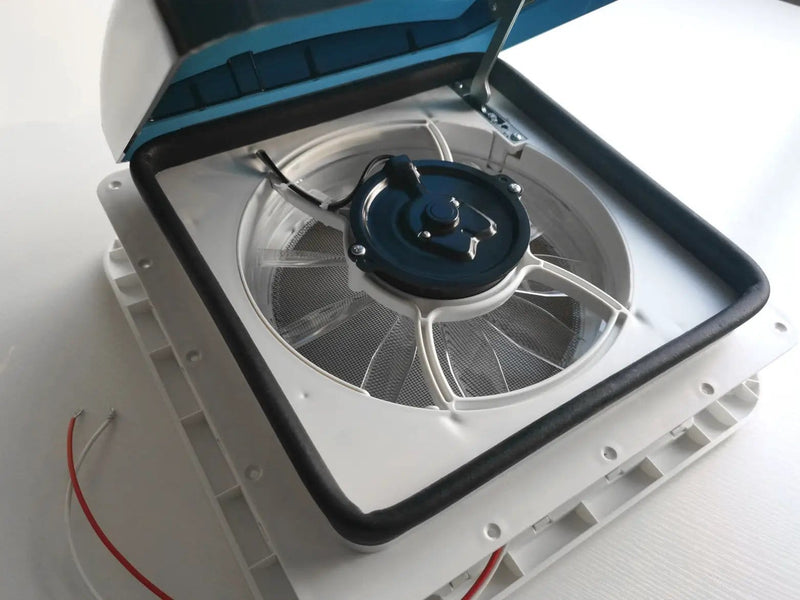 salelink.co.nz Unbranded Caravan Roof Vent Fan with Light Caravan Roof Vent Fan with Light | Action Outdoors NZ