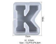 Resin Art NZ Moulds Alphabet Letter Moulds - Individual - Super Large Alphabet Letter Moulds - Individual - Super Large | NZ