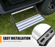 Caravan Step Aluminium Pull Out Folding Caravan Step Camper Trailer Motorhome RV – view 6
