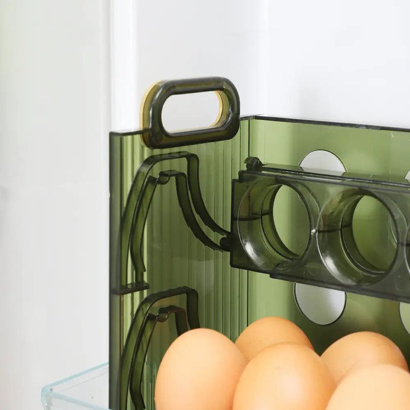 Refrigerator Egg Storage Box Holder Dispenser Organiser – view 5