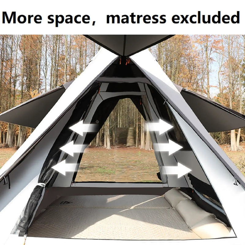 Automatic Pyramid Double-Layer Outdoor Camping Tent DYLF29515 by ECOTREK