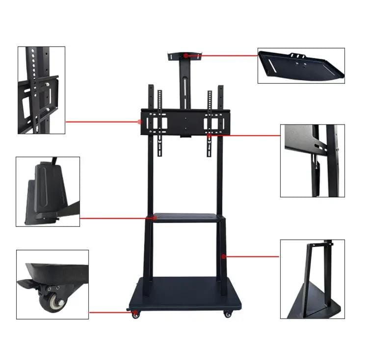 salelink.co.nz Unbranded TV Floor Stand for 32-75 inch TV Floor Stand for 32-75 inch | Action Outdoors NZ