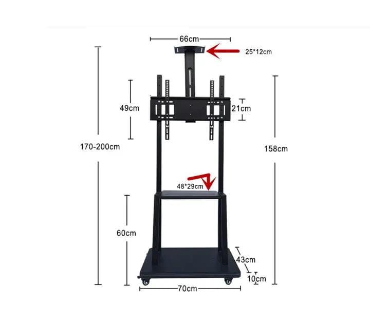salelink.co.nz Unbranded TV Floor Stand for 32-75 inch TV Floor Stand for 32-75 inch | Action Outdoors NZ