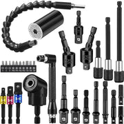 salelink.co.nz Unbranded 31PCS Right Angle Drill Adapter Set 31PCS Right Angle Drill Adapter Set | Action Outdoors NZ