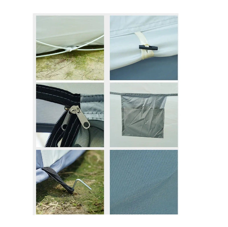 ECOTREK Tent Portable Instant Pop-Up Boat-Shaped Tent SXBC7043 Portable Instant Pop-Up Boat-Shaped Tent SXBC7043