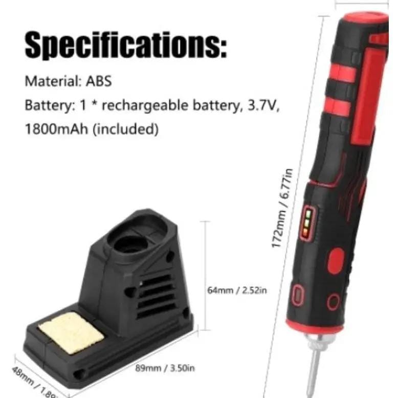 salelink.co.nz Unbranded Cordless Electric Soldering Iron Kit Cordless Electric Soldering Iron Kit | Action Outdoors NZ