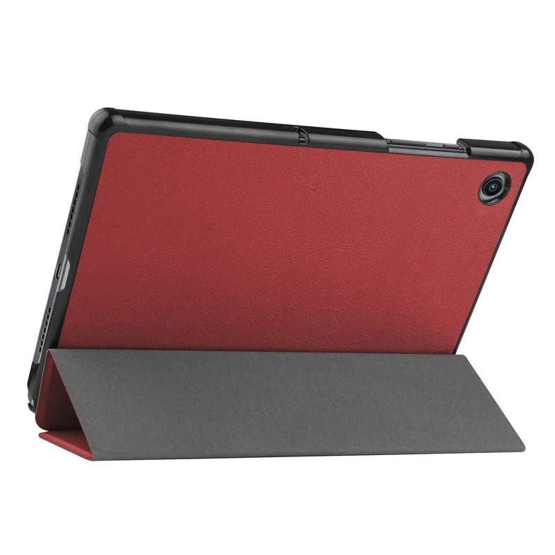 Samsung Galaxy Tab A8 X200 X205 Leather Case Magnetic Closure Red – view 2