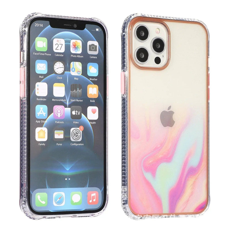salelink.co.nz Unbranded iPhone 13 Pro Case IPhone 13 Pro Case Watercolor Clear Anti Slip Cover